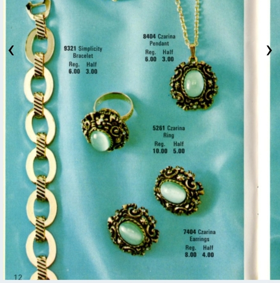 Sarah Cov 1971 "Czarina" Moonglow & Rhinestone Parure - Picture 13 of 13